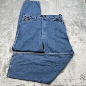 RRL Ralph Lauren Paint Pants Indigo Cotton Men's Size 38x35 Made In USA